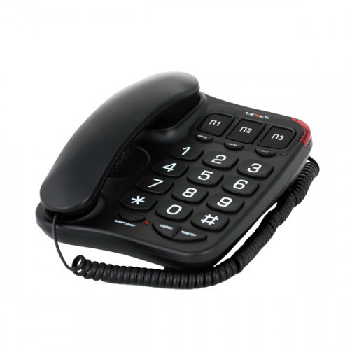 Проводной телефон TeXet TX-214 черный