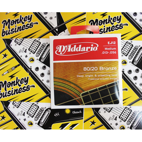 Струны D'Addario EJ12