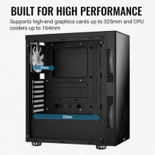 Корпус Aerocool PYTHON-G-BK-V1 черный (без БП)