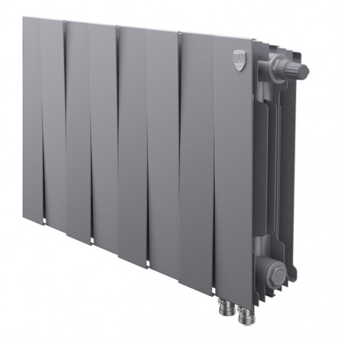 Радиатор отопления Royal Thermo PianoForte 300 /Silver Satin - 8 секц. VDR