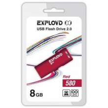 Флеш-накопитель Exployd 8GB-580-красный