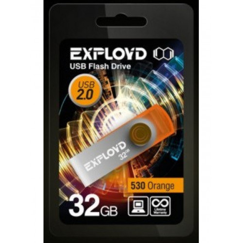 Флэш-накопитель Exployd 32GB 530 оранжевый