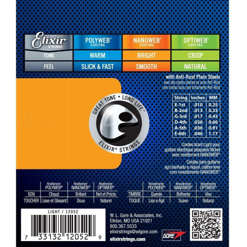 Струны Elixir 12052