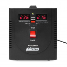 Стабилизатор напряжения Powerman AVS 2000 D Black
