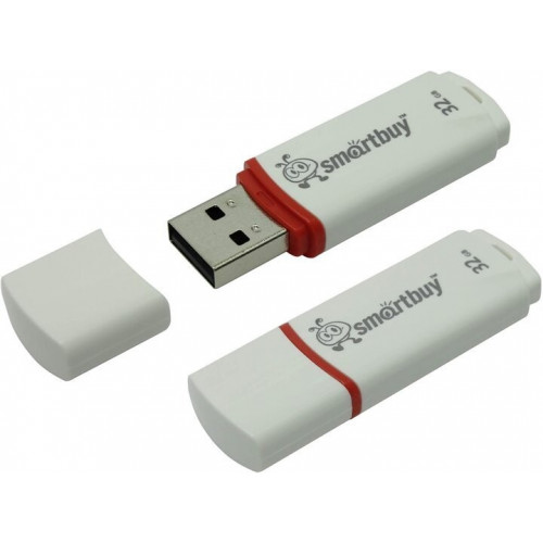 Флэш-накопитель Smartbuy Crown 32GB white