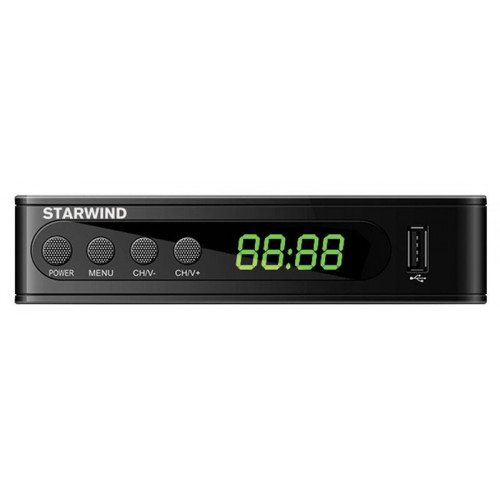 Ресивер DVB-T2 StarWind CT-200 черный