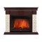 Портал каминный Firelight Bricks 30 бежевый/темный дуб