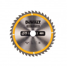 Диск пильный DeWalt 235х30х40 CONSTRUCTION (DT1955)