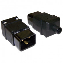 Вилка Lanmaster LAN-IEC-320-C20