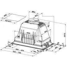 Встраиваемая вытяжка Faber Inka Plus HCS X A70 (305.0602.050)