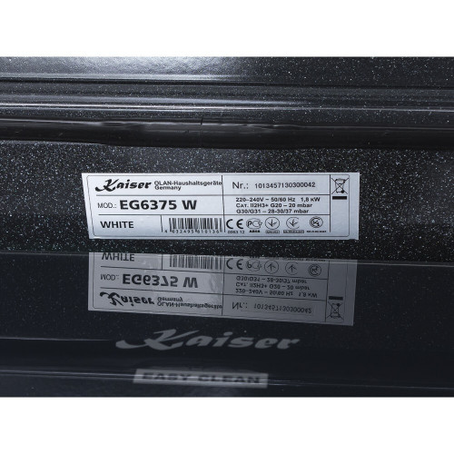 Встраиваемый газовый духовой шкаф Kaiser EG 6374 W