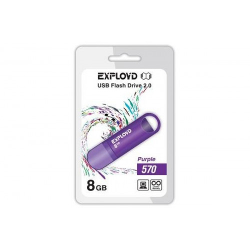 Флеш-накопитель Exployd 8GB 570 пурпурный