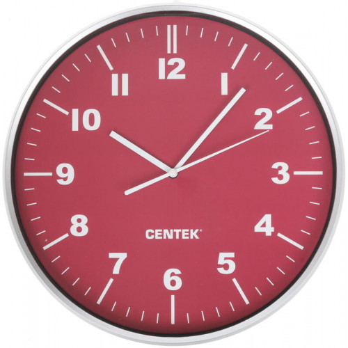 Часы настенные Centek СТ-7100 Red
