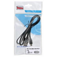 Кабель Buro BHP MICROUSB 1M FLAT черный