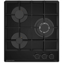 Встраиваемая газовая варочная панель Meferi MGH453BK Glass Power