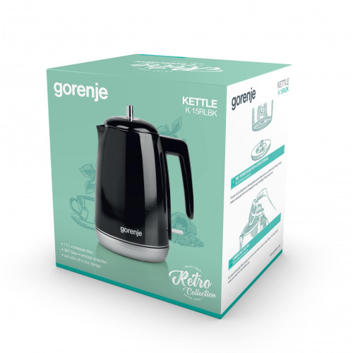 Чайник электрический Gorenje K15RLBK