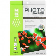 Бумага Cactus CS-GA4230100 белый