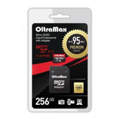 Карта памяти OltraMax MicroSDXC 256GB Class 10