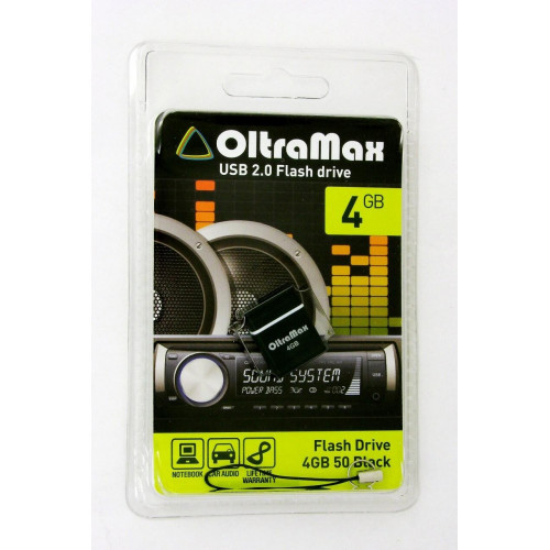 Флеш накопитель OltraMax 4GB 50 черный