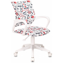 Компьютерное кресло Бюрократ Burokids 1 W-redlips