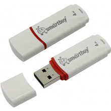 Флэш-накопитель Smartbuy Crown 4GB white