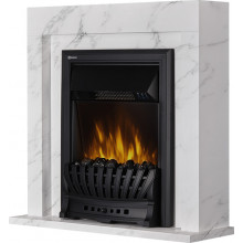Портал каминный Firelight Simple Classic белый мрамор