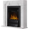 Портал каминный Firelight Simple Classic белый мрамор