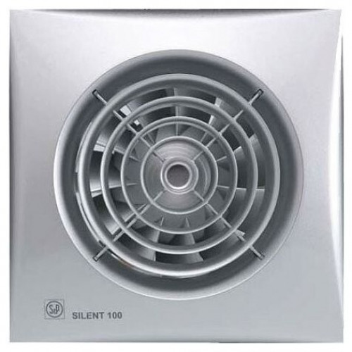 Вентилятор вытяжной Soler & Palau Silent-100 CZ серебристый