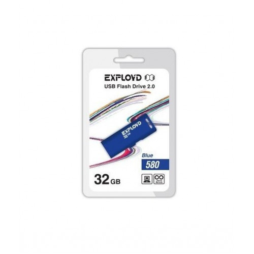 Флэш-накопитель Exployd 32GB-580-синий