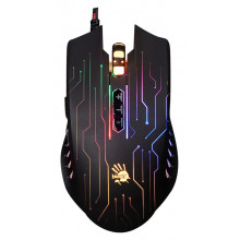 Мышь A4Tech Bloody Q82 черный/рисунок