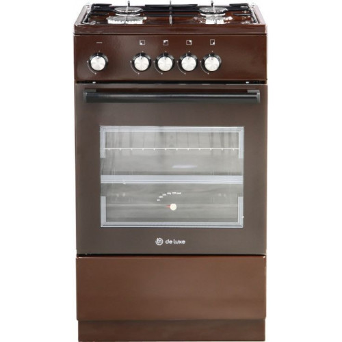Газовая плита DeLuxe 5040.48 г щ 014 коричневый
