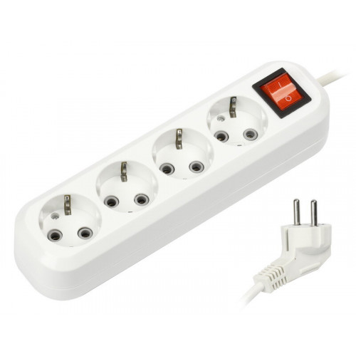 Удлинитель сетевой Smartbuy SBE-16-4-03-ZS