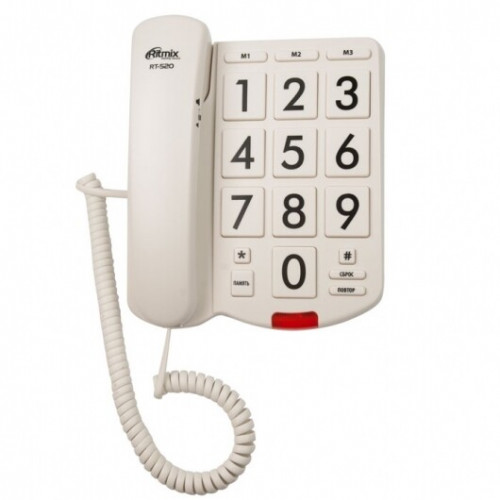 Проводной телефон Ritmix RT-520 ivory