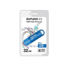 Флэш-накопитель Exployd 32GB-570-синий