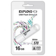 Флеш-накопитель Exployd 16GB-570 белый