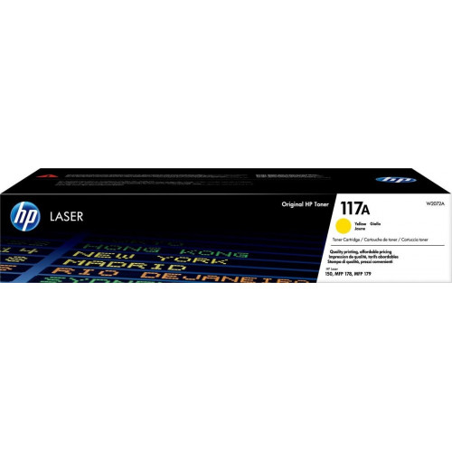 Тонер-картридж HP 117A (W2072A) Yellow