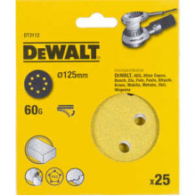 Шлифкруг DeWalt 125мм К60 25шт (DT 3112)