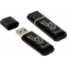 Флэш-накопитель Smartbuy Glossy 16GB black