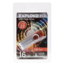 Флеш-накопитель Exployd 16GB-530 красный