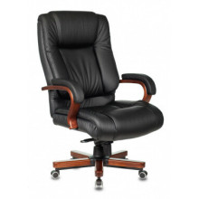 Кресло руководителя Бюрократ T-9925WALNUT/BLACK