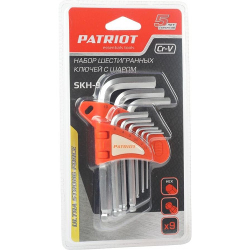 Набор имбусовых ключей Patriot SKH-9 (350002003)