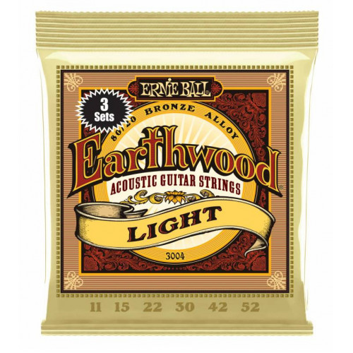 Струны для акустической гитары Ernie Ball 3004