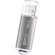 Флеш-диск Silicon Power SP064GBUF2M01V1S серебристый