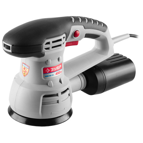 Эксцентриковая шлифмашина Зубр ЗОШМ450-125