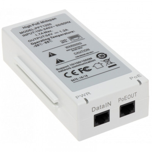 Инжектор PoE Dahua DH-PFT1200