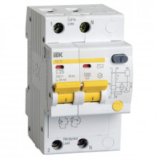 Выключатель дифференциальный IEK MAD10-2-025-C-030
