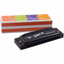 Губная гармоника Swan SW1020-3-BK
