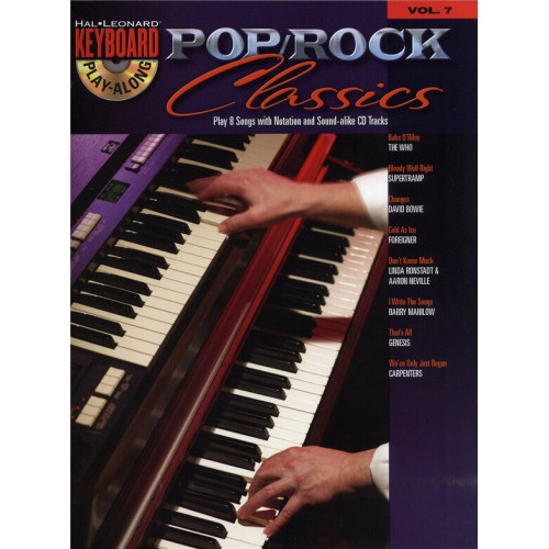 Песенный сборник Musicsales Keyboard Play-Along Volume 7: Pop/Rock Classics