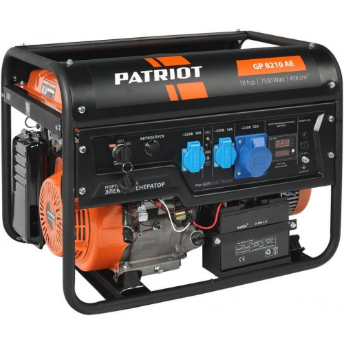 Генератор бензиновый Patriot GP 8210 AE