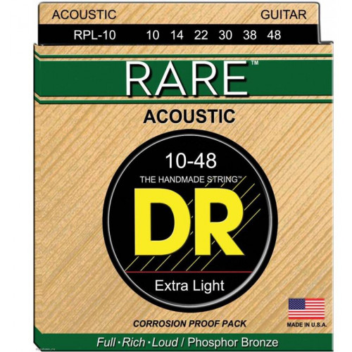 Струны для акустической гитары DR RPL 10